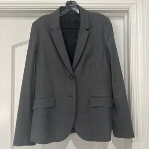 Gorgeous J.Crew super 120s gray suit blazer